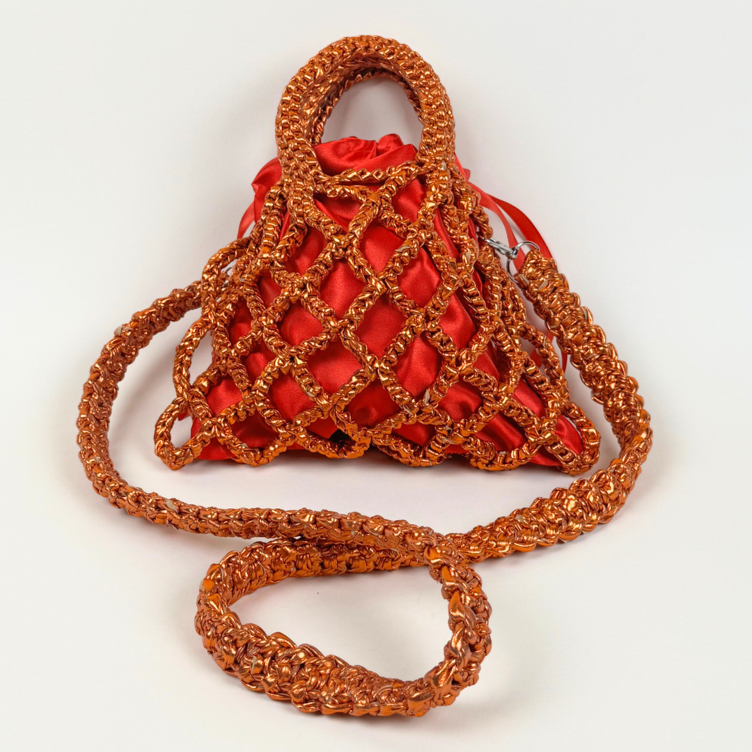 The Net Metallizzata Arancio