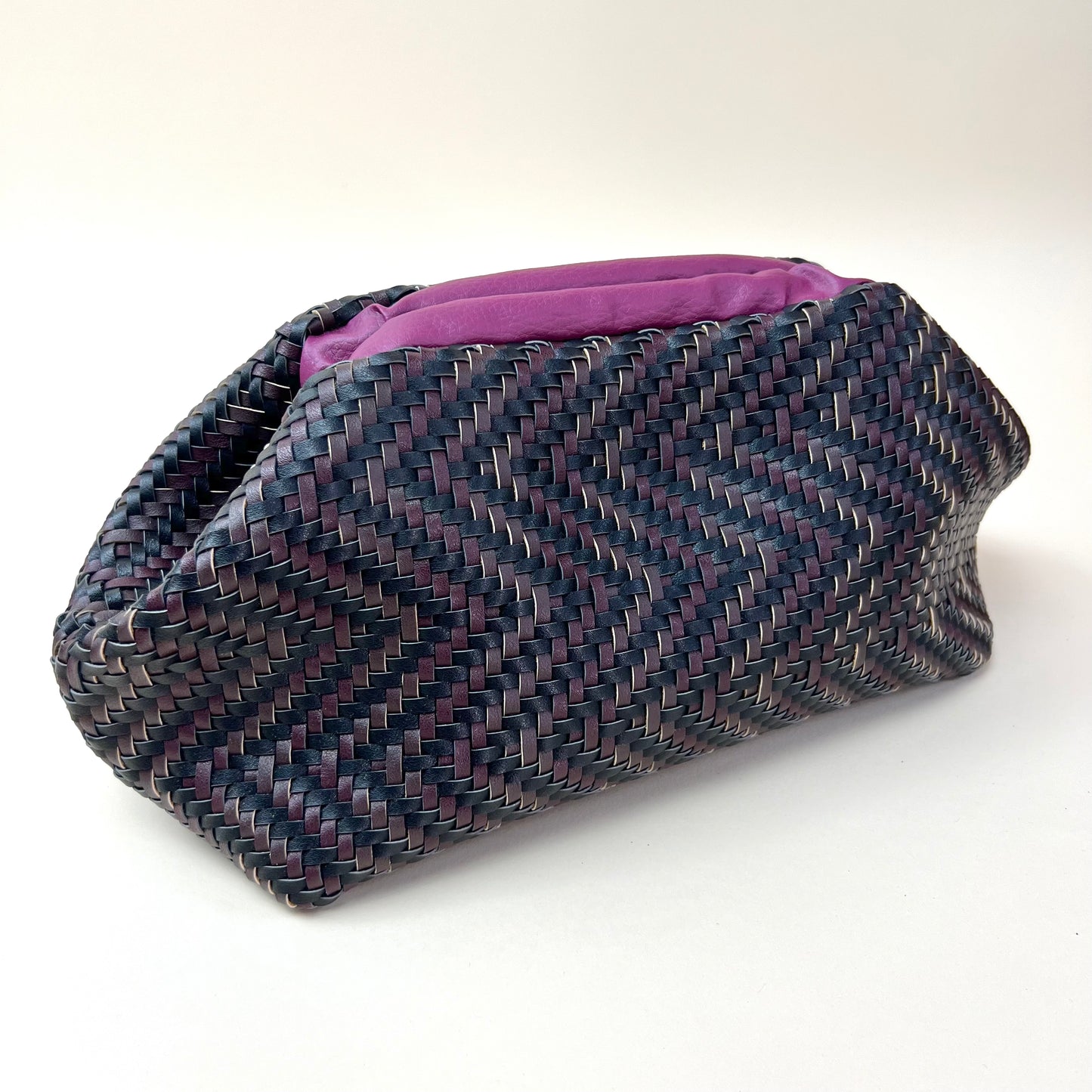 Pouch Ecopelle Intrecciata