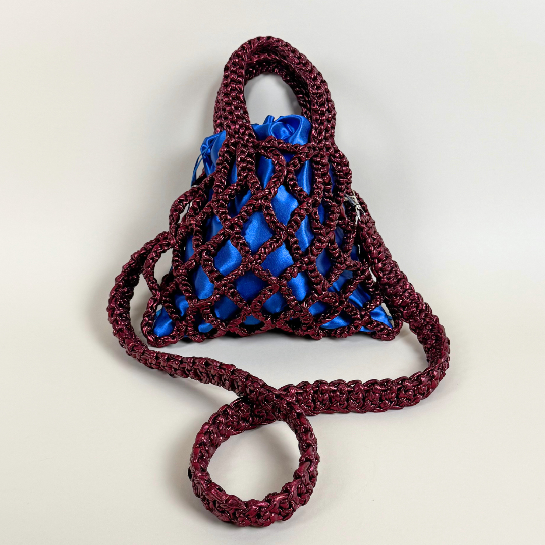 The Net Metallizzata Bordeaux