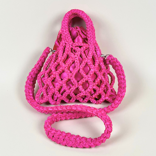 The Net Metallizzata Fucsia