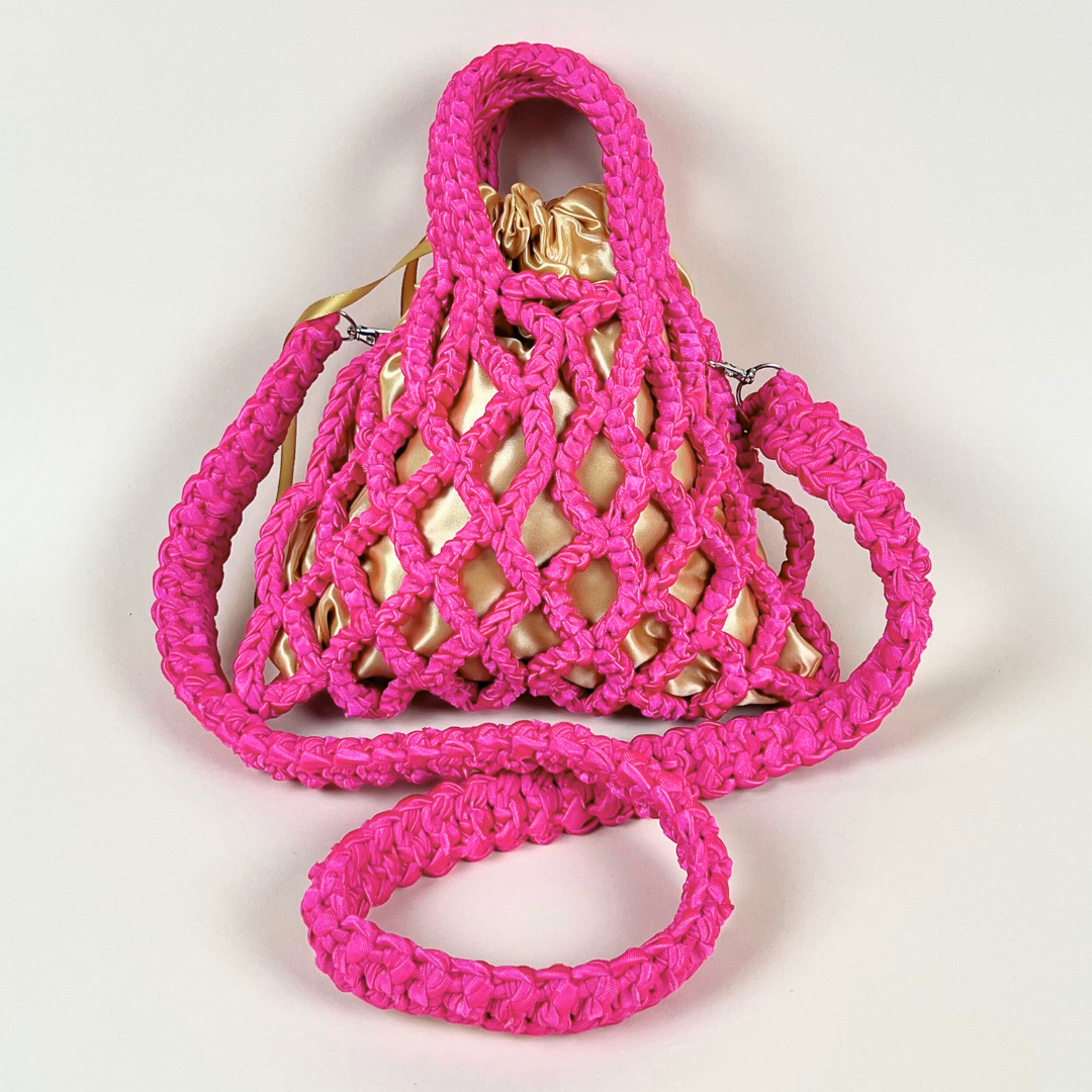 The Net Metallizzata Fucsia