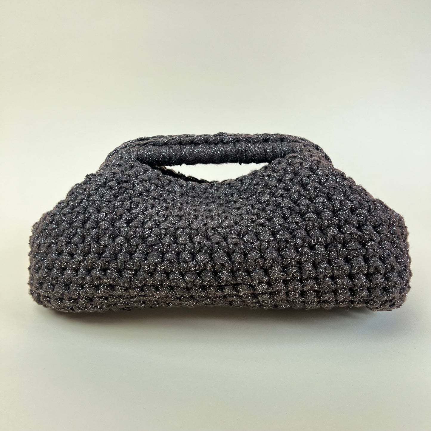 Pouch Crochet con Manico Glitter