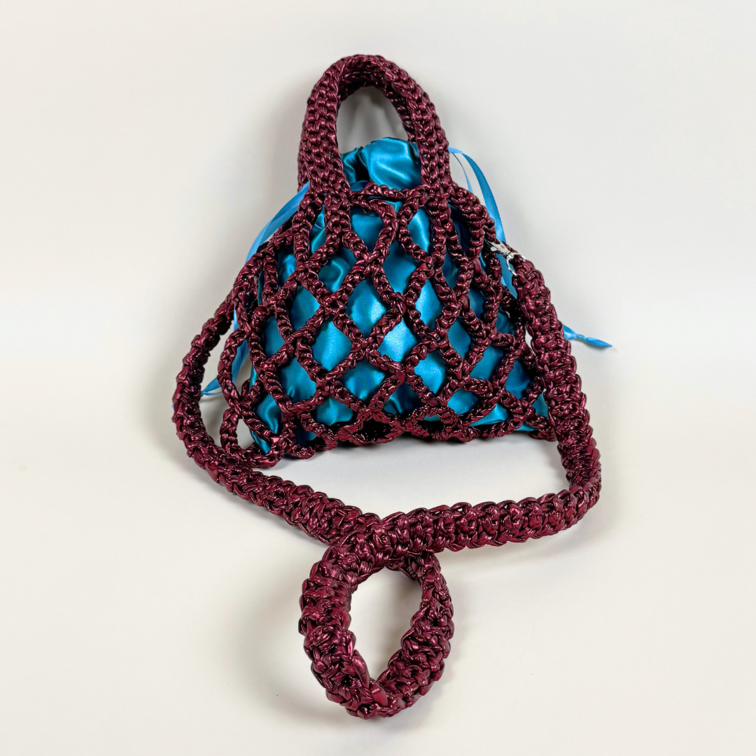 The Net Metallizzata Bordeaux