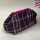 Pouch Tweed Bordeaux / Beige